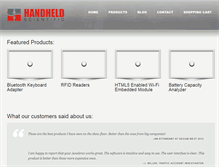 Tablet Screenshot of handheldsci.com